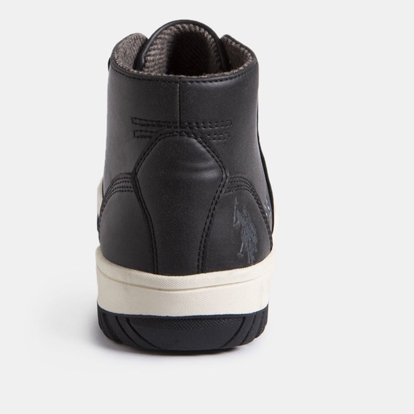 Black Lace Up Style Chukka Ankle Sneaker Boots - Picture 7 of 14